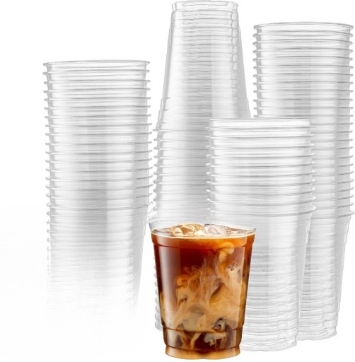 MUGS PET plastové poháre na smoothie shake 300ml 50 ks