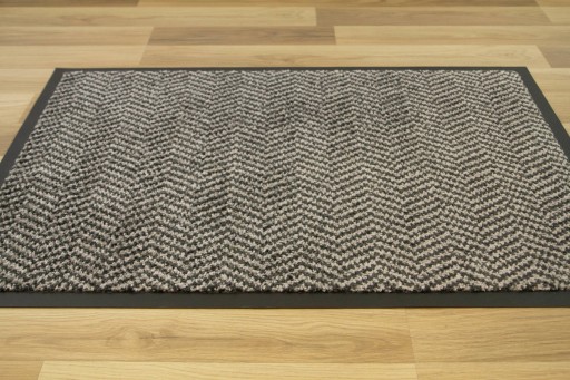 40x60 cm VSTUPNÁ ROHOŽKA, SIVÁ RYBIA KOST