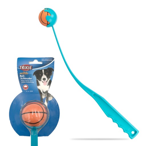 ODPAĽOVACÍ vrhač loptičiek pre psov Šípky PLÁVAJÚCE LOPTIČKY APORT TRIXIE 50CM/5,5CM