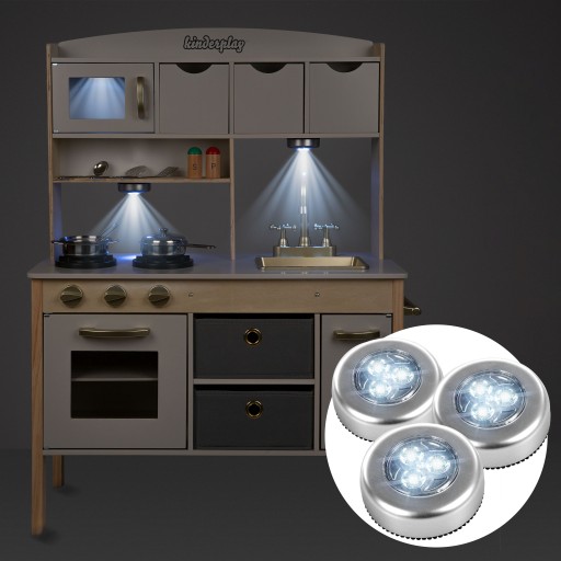 SAMOLEPIACA DOTYKOVÁ LAMPA, NA BATÉRIU, 3 LED DO KUCHYNE DETSKÉHO DOMU