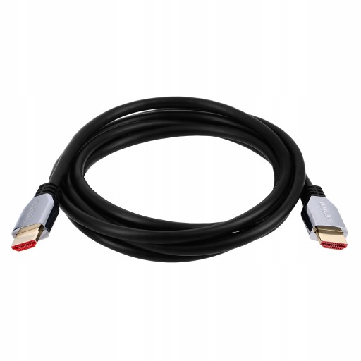 HDMI 2.1 KÁBEL 1M ULTRA VYSOKORYCHLOSTNÝ ETHERNET 8K 4K 120HZ ZINKOVÝ PRYZ