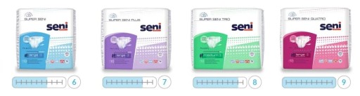 Super Seni Plus plienky na suchý zips 10 ks. XS