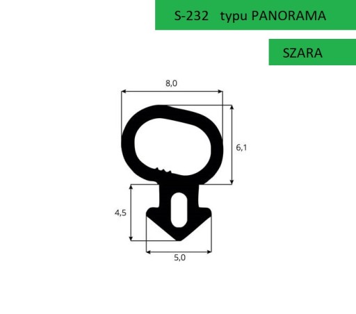 Panorma Grey S-232A tesnenie