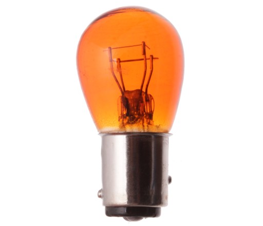 SIMSON S51 SR50 MZ ETZ JAWA CZ ROMET Oranžová žiarovka 12V 21/5W BAY15D