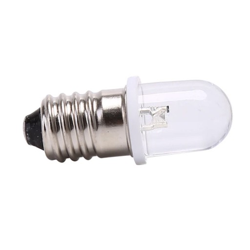 Skrutkovacia LED ŽIAROVKA 4,5V 4,5v E10 BIELA Veľkosť: 2,8cm x 1cm