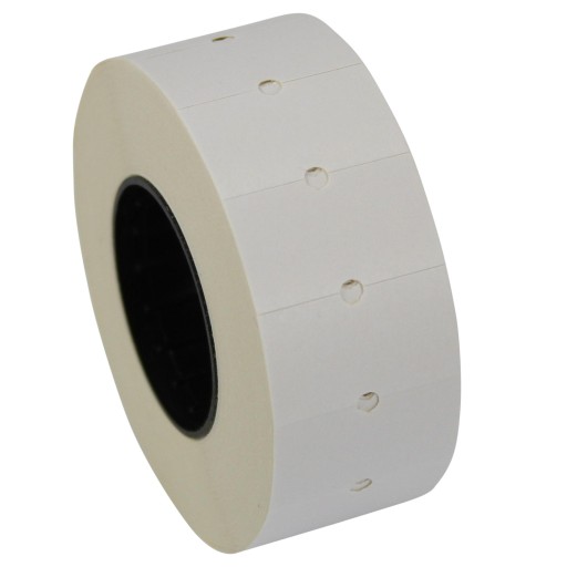 Etiketa, 1-radová, biela, rovná, a'1, 22x12