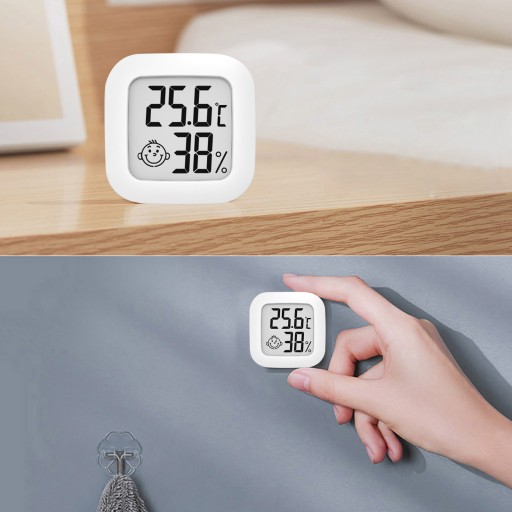 ELEKTRONICKÝ TEPLOMER SPOĽAHLIVÁ DIGITÁLNY IZBOVÝ HYGROMETER METEOSTANICA