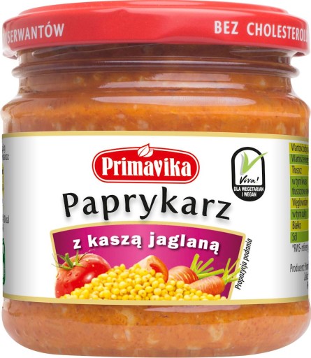Primavika Vegetariánsky paprykarz s prosom 160 g
