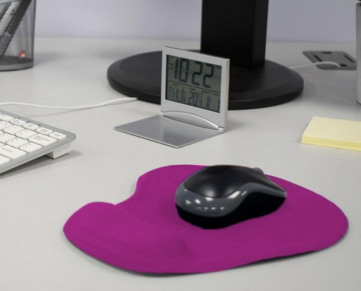 Ergonomická podložka pod myš 226x190 mm ružová