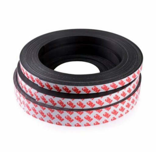 MAGNETICKÁ PÁSKA s lepidlom 3M, SAMOLEPIACA, ROZMERY: 100cm / 25mm / 2mm