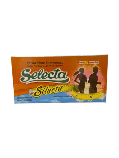Yerba Mate Selecta Silueta vrecúška 25x3g