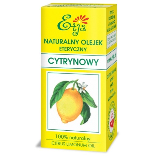 Citrónový olej osviežuje dezinfikuje Antidepresívum ETJA 10ml