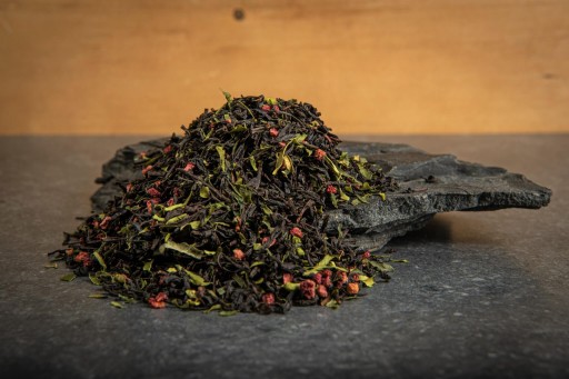 Earl Grey čierny čaj CEYLÓNSKA MALINA limetka malina sušená mrazom 50g