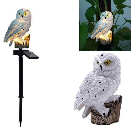 SOLÁRNE LED SOVOVÉ LAMPY VKLADANÉ DO ZÁHRADY NA BALKÓN SOLAR PIK ZÁHRADNÁ LAMPA