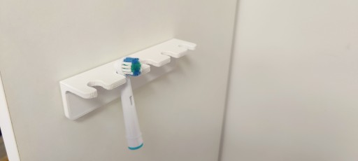 Držiak na zubnú kefku Oral B, závesný, 5-dielna montáž