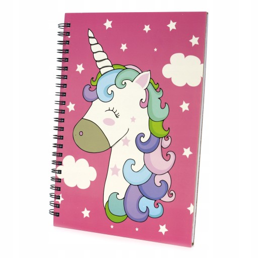 RINGED NOTEBOOK Unicorn NOTEBOOK MINI DIÁR A5