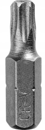 1/4 TORX BIT S OTVOROM T15, L25MM, 10 PRO KS