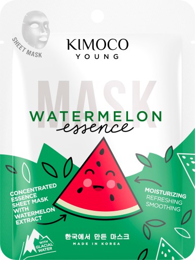 Hydratačná listová maska Kimoco Young, 25 ml