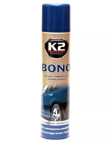 K2 BONO BLACK SPREJ ČIERNY NA PLASTOVÉ PNEUMATIKY
