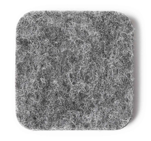 Samolepiace plstené podložky, sivá 25x25