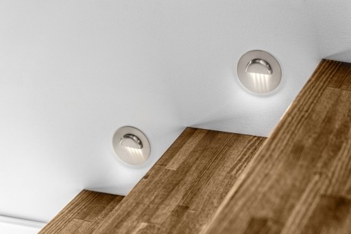 ESCADA OA LED schodiskové svietidlo okrúhle, priehľadné