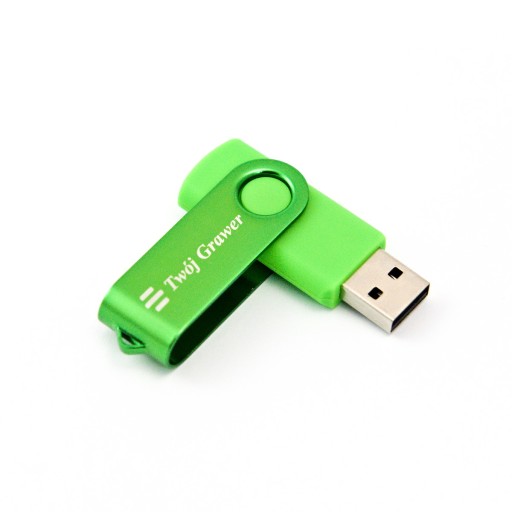 Pendrive TWISTER 32 GB s vyrytým logom Ako darček