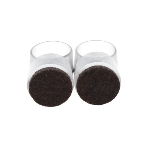 Ochranné kryty s plsťou, priemer 18 mm, 4 kusy