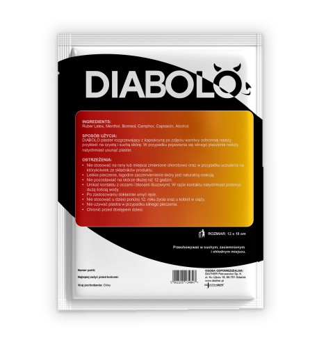 Diabolo Hrejivá náplasť CAPSAICIN 1 ks.