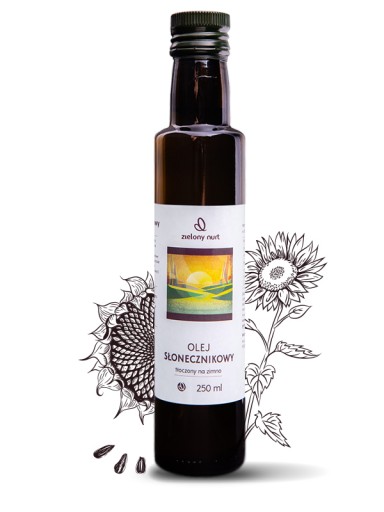 Slnečnicový olej lisovaný za studena 250 ml