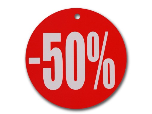 okrúhly štítok CIRCLE FI 4,5CM - 50% DOSKA DOSKA
