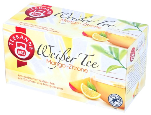 Teekanne Lemon Mango biely čaj 20 sáčkov 25g DE