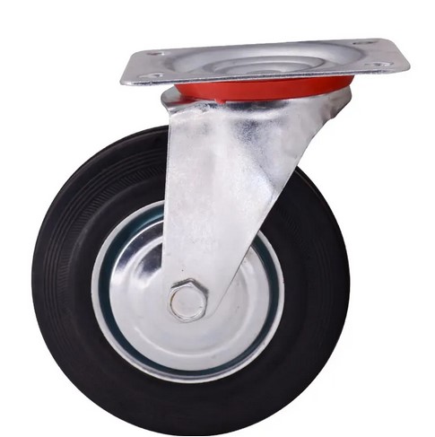Otočné kolesá ku kočíku, gumené 100mm, samonastavovacie