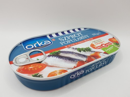 Orka šprota Obľúbená v paradajkovej omáčke 170g