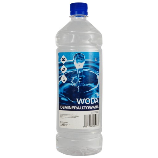 DEMINERALIZOVANÁ DESTILOVANÁ VODA 1L NA ŽELEZO