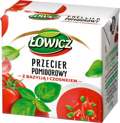 ŁOWICZ Paradajkový pretlak s bazalkou a cesnakom