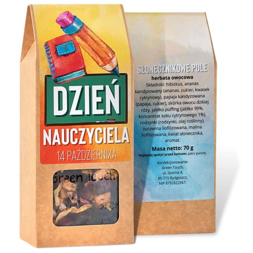 Čajový darček ku dňu učiteľov