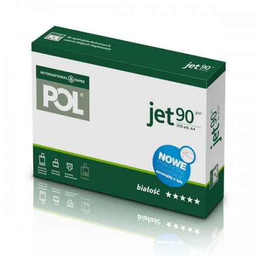 Kopírovací papier Poljet A4, 90g/m2, 250 listov, biely