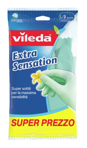 SUPER ODOLNÉ RUKAVICE VILEDA EXTRA SENSATION L