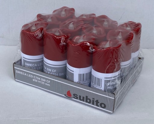 LED sviečka 12,5 cm / 5 cm Subito plameňový efekt