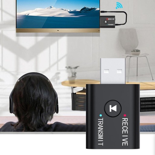 VYSIELAČ BLUETOOTH 5.0 PRIJÍMAČ + VYSIELAČ 2v1