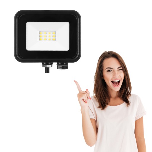 SOLIS LED reflektor 10W 800lm Studená lampa