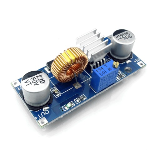 XL4015 znižovací menič 5A 1,25V-36V DC-DC
