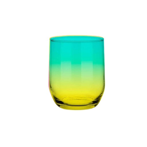 Sklenená nádoba OMBRE na liate sviečky, 300 ml, MIX FARIEB