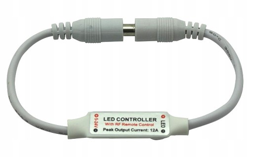 STMÍVAČ LED pásik 6A 5V 12V 24V Rádiový diaľkový ovládač