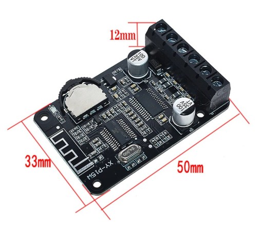 880 XY-P15W BT MP3 Bluetooth 5.0 audio zosilňovač