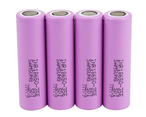 BATÉRIA 18650 SAMSUNG 3500mAh 35E - NOVINKA -