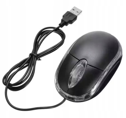 AK190 KÁBLOVÁ OPTICKÁ MYŠ USB LED COMPACT