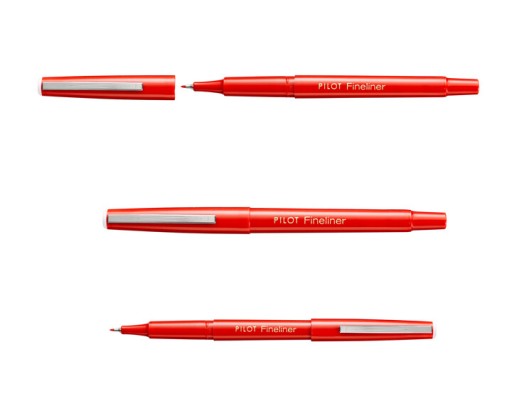 PILOT SW-PPF FINELINER červená
