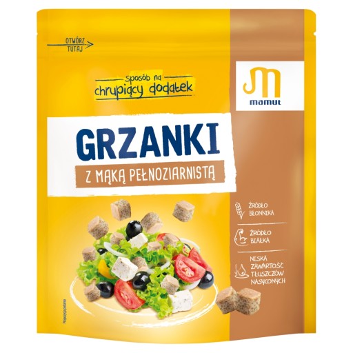 Mamut Toasty s celozrnnou múkou 150 g