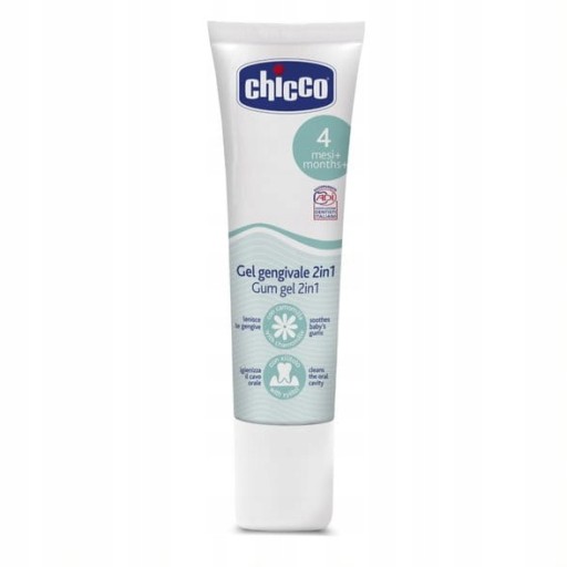 CHICCO MULTIFUNKČNÝ GÉL NA ZUBY 4m+